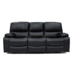 Orla Recliner Sofa Black 3 Seater