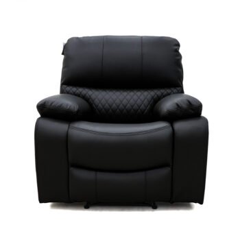 Orla Recliner Sofa Black Armchair